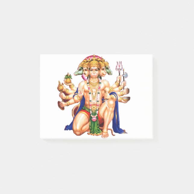 Panchmukhi Hanuman ji Post-it Block (Framsida)