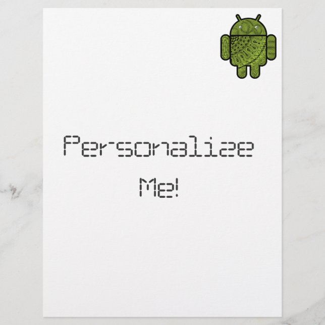 Pancho Doodle-tecken för Android™-robot (Framsida)