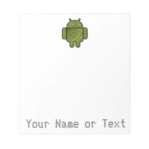 Pancho Doodle-tecken för Android™-robot Anteckningsblock
