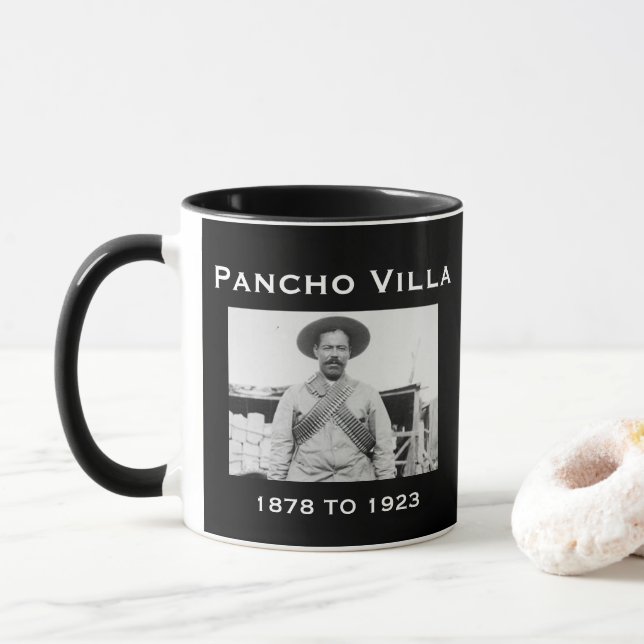 Pancho Villa i Mexiko Porträtt Mugg (Med munk)