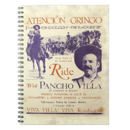 Pancho Villa 🔥 Mexican Hero General Anteckningsbok Med Spiral