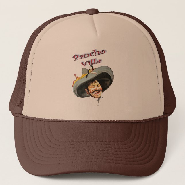 Pancho Villa 🔥 Mexican Hero General Truckerkeps (Framsida)
