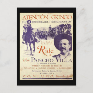 Pancho Villa 🔥 Mexican Hero General Vykort
