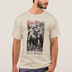 Pancho villa och Contreras mexicanskt krig T-shirt