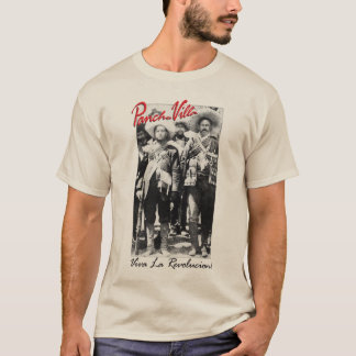 Pancho villa och Contreras mexicanskt krig T-shirt