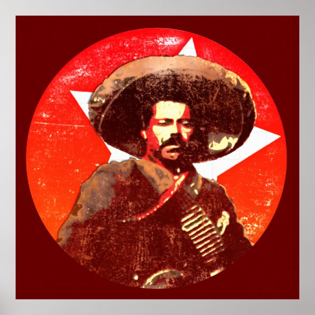 Pancho Villa Stuper Star Poster (Framsidan)