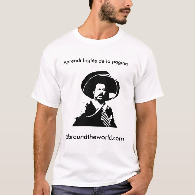 Pancho villaaprendé Inglés Tee Shirt (Framsida)