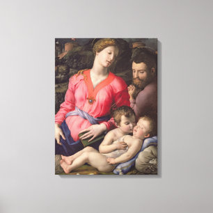 Panciatichi den heliga familjen, c.1530-32 (olja canvastryck