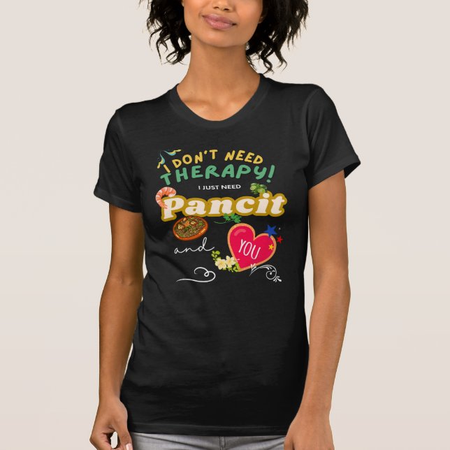 Pancit Kärlek Therapy T Shirt (Framsida)