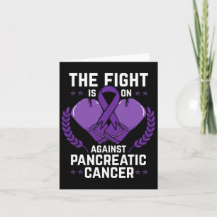 Pancreatic Cancer Shirt kemoterapi Stomach Boxin Kort