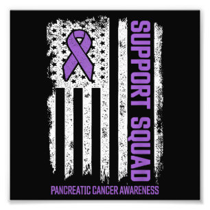 Pancreatic Cancer Support Squad Pancreatic Cancer Fototryck