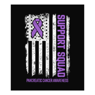 Pancreatic Cancer Support Squad Pancreatic Cancer Fototryck