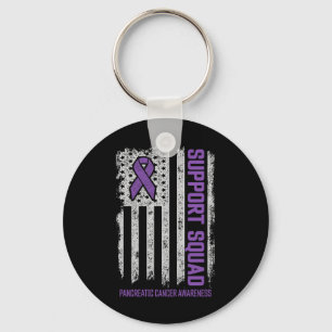Pancreatic Cancer Support Squad Pancreatic Cancer Nyckelring