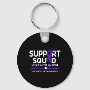 Pancreatic Cancer Support Squad Pancreatic Cancer Nyckelring