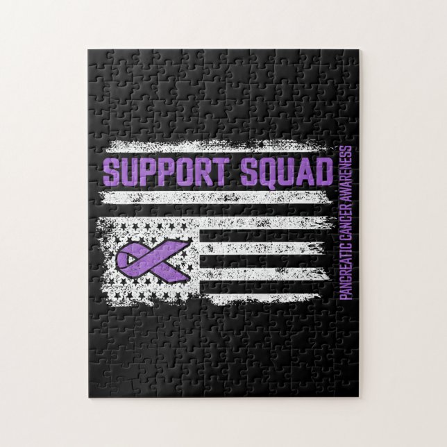Pancreatic Cancer Support Squad Pancreatic Cancer Pussel (Vertikal)