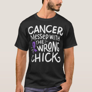 Pancreatic Cancer Survivor Pancreas Chemo Gift Pur T Shirt