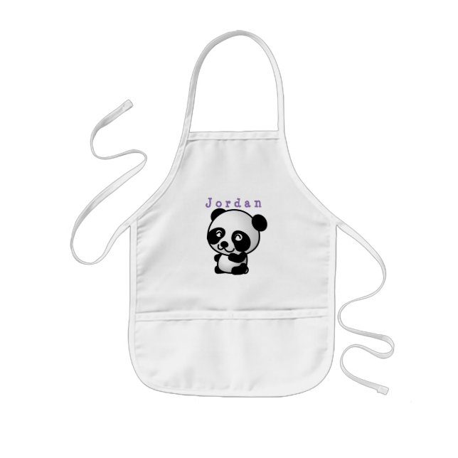 Panda 02. barnförkläde (Framsidan)