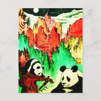 Panda 04 * Panda-Kunst-Postkarte * Panda-Postcards Vykort