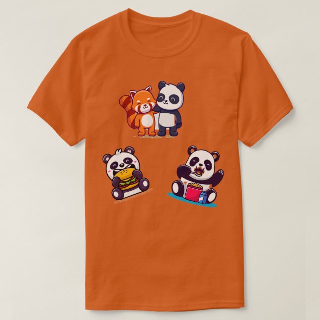 panda 12 t shirt (Design framsida)