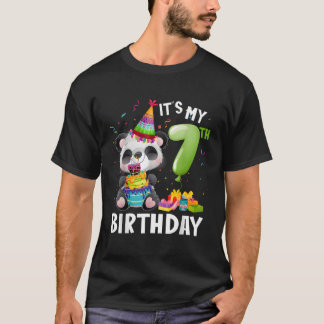 Panda 7:e I är 7 Ns T Shirt