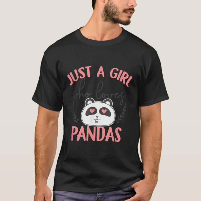 Panda A Kärlek Panda Bear Panda T Shirt (Framsida)
