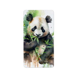 PANDA ADRESSETIKETT