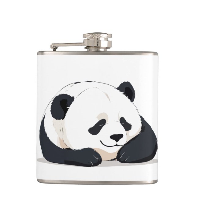 Panda Adsible Cute Animal Sleeping Relaxing Lugn Fickplunta (Framsidan)