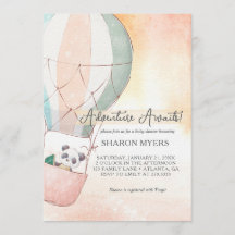 Panda Adventure Awaits Baby Shower