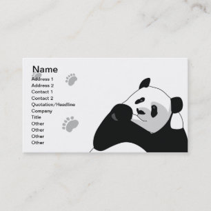 Panda - affär visitkort