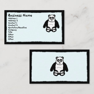 Panda Affärskorts Visitkort