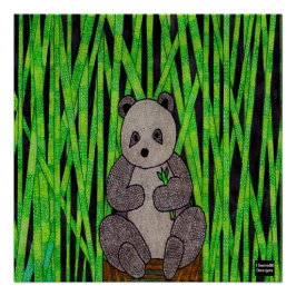 Panda - Affischtryck Perfect Poster