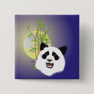 Panda (Ailuropoda melanoleuca) Buttons Knapp