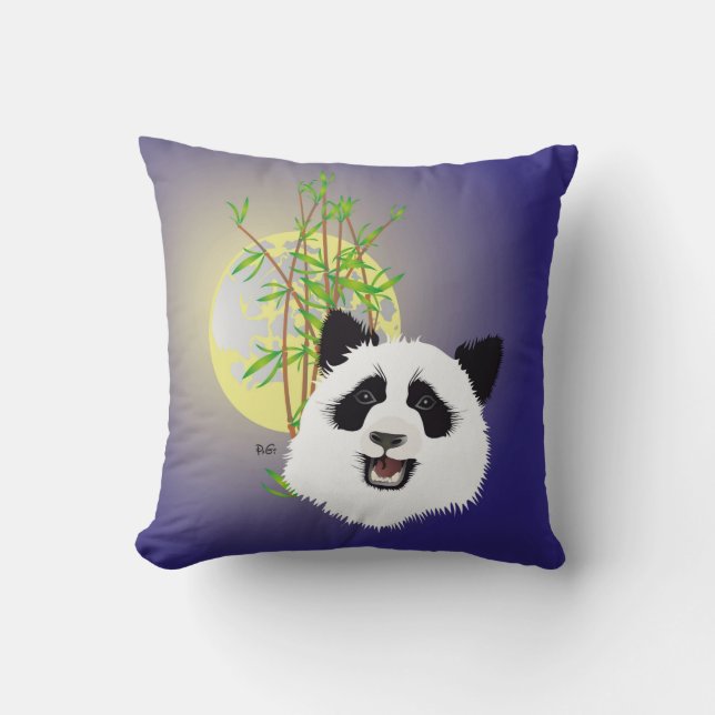 Panda (Ailuropoda melanoleuca) Kissen Kudde (Framsida)