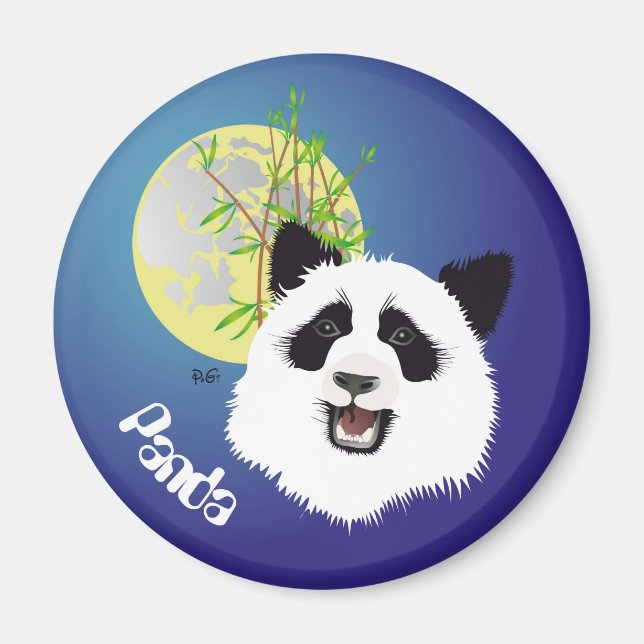 Panda (Ailuropoda melanoleuca) Magnet (Framsidan)