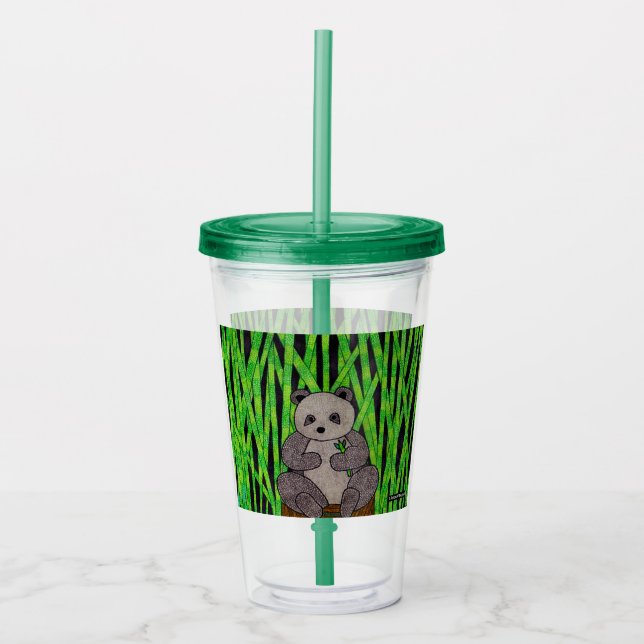 Panda - Akryl Kopp Take Away Mugg (Framsida)