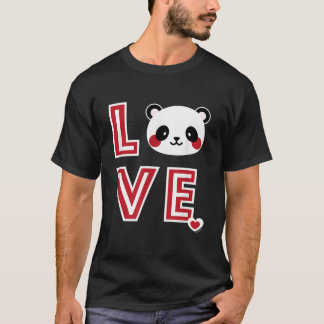 Panda Älskar Panda För T Shirt