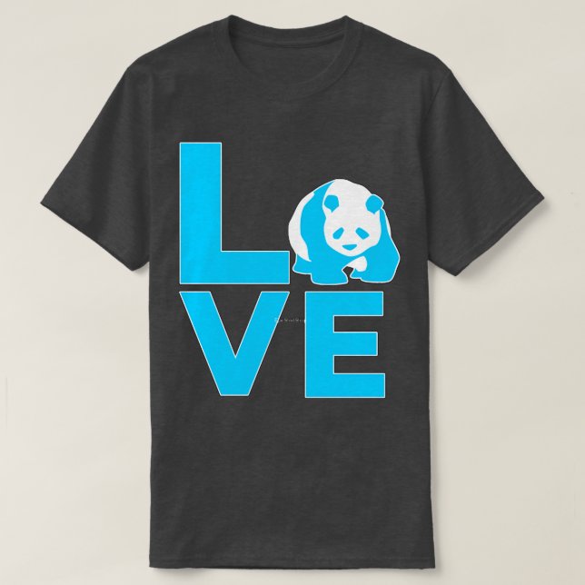Panda Älskare 29 T Shirt (Design framsida)