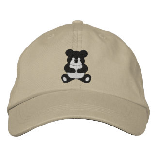 Panda Älskare Broderad Keps