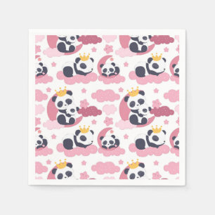 Panda Älskare Jag heter Panda Pappersservett