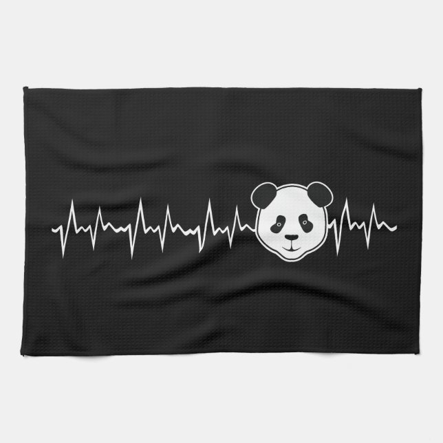 Panda Älskare Kökshandduk (Horisontell)