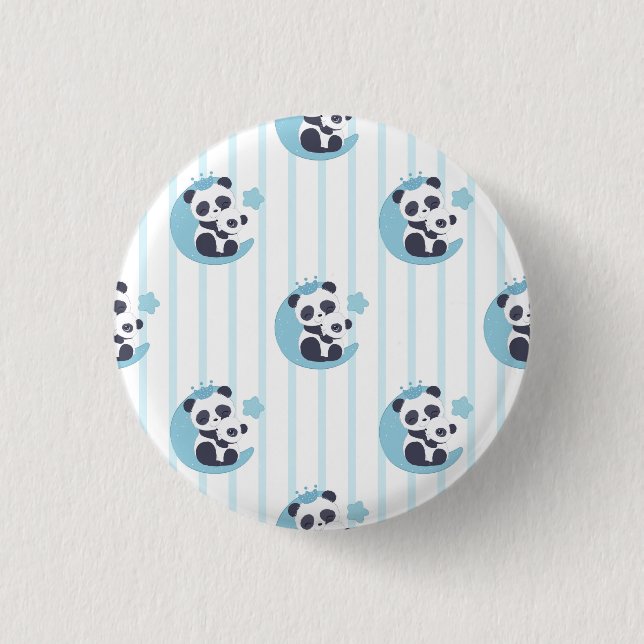 Panda Älskare | Livet är bättre med en panda Knapp (Framsida)