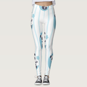 Panda Älskare Livet är bättre med en panda Leggings