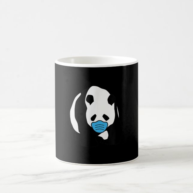 Panda Älskare | Pandabjörn i Ansikte Kaffemugg (Center)