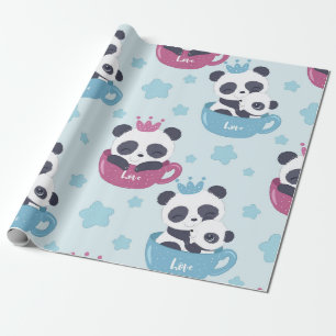 Panda Älskare   Pandan Är Ett Fruktansvärt Djur Presentpapper