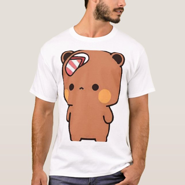 Panda and Brownie- Äkta kärlek BuBu DuDu Couple202 T Shirt (Framsida)