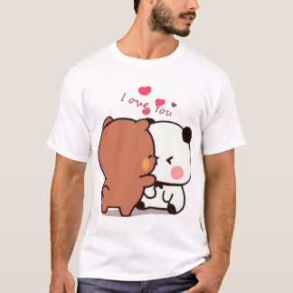 Panda and Brownie- Äkta kärlek BuBu DuDu Couple202 T Shirt