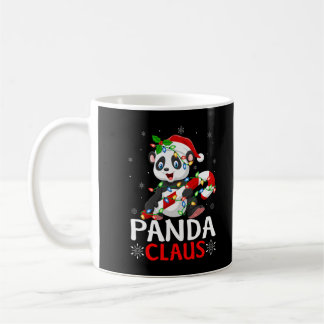Panda Animal Lover Julafton Funny Panda Claus Chri Kaffemugg