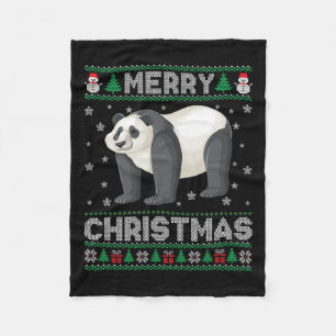 Panda Animal Manar Women Kids Ugly jul Sweater Fleecefilt