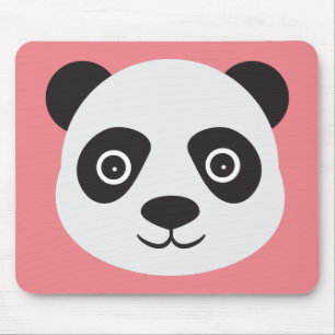Panda Ansikte Black and White Bear Musmatta