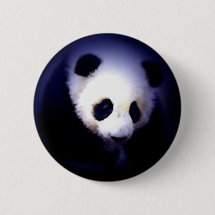 Panda Ansikte Knapp